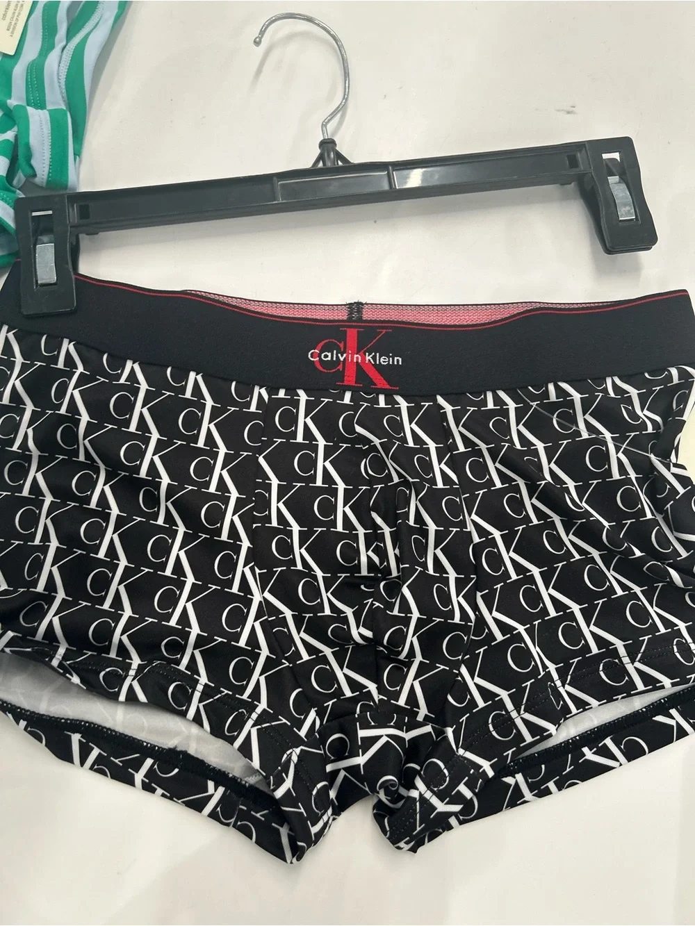 Calvin Klein Microfiber low rise  Trunk - graphic monogram stretch
